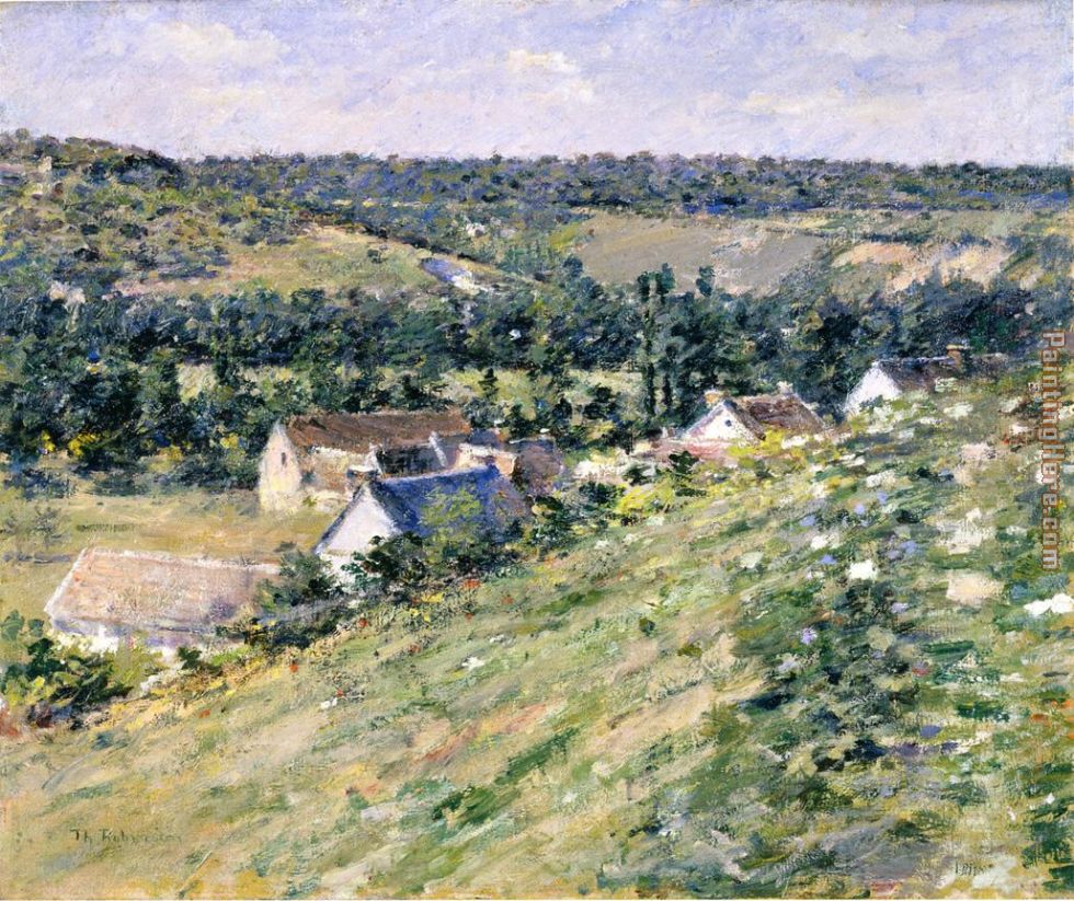 Giverny painting - Theodore Robinson Giverny art painting